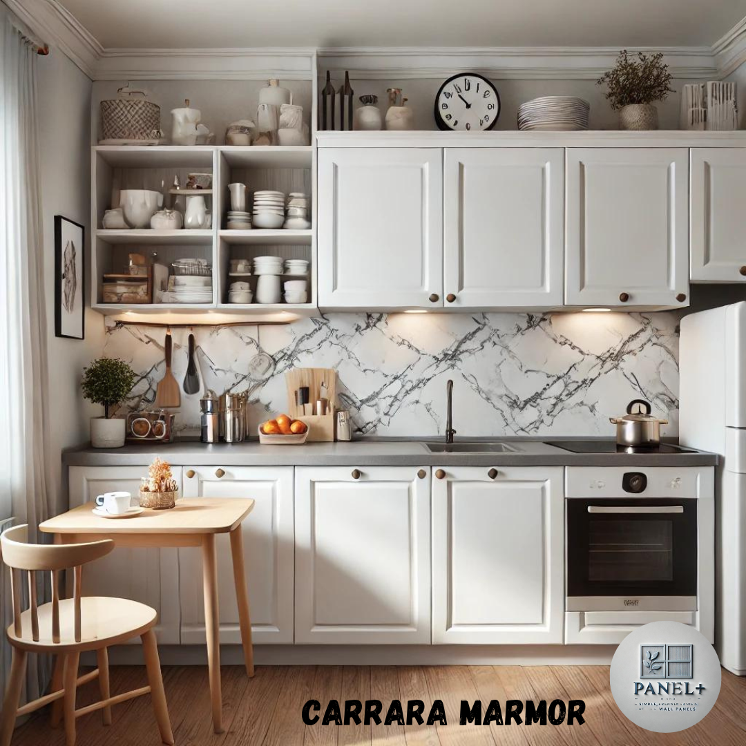 Wandpaneel - Carrara Marmor